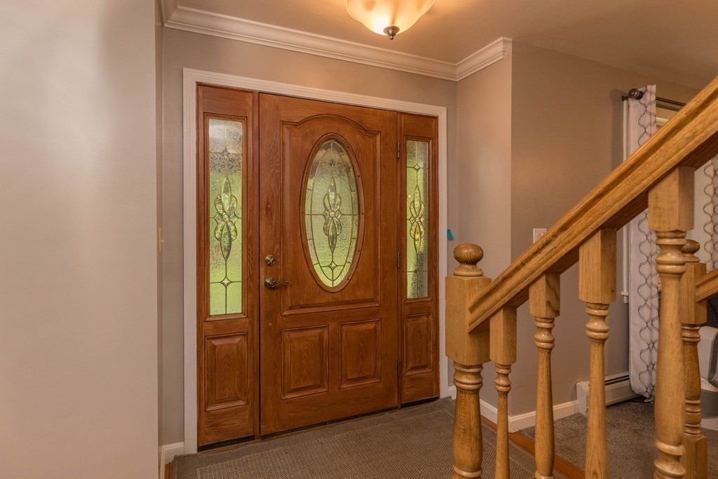 244 E Road Orange, MA 01364 - Photo 13 of 29 a view of a door with wooden walls