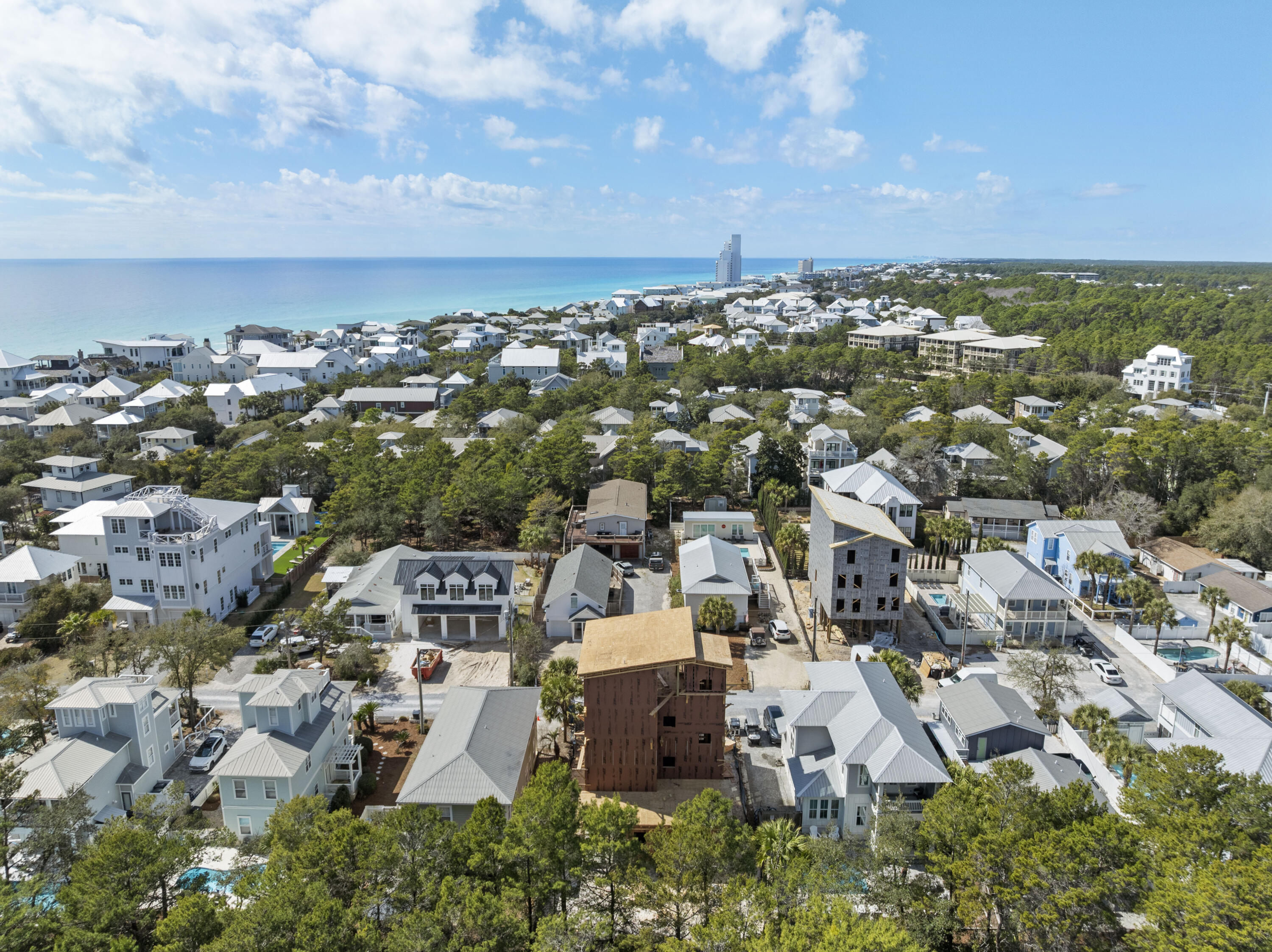 74 Brown Street Santa Rosa Beach, FL 32459 - Photo 11 of 35 an aerial view of multiple house