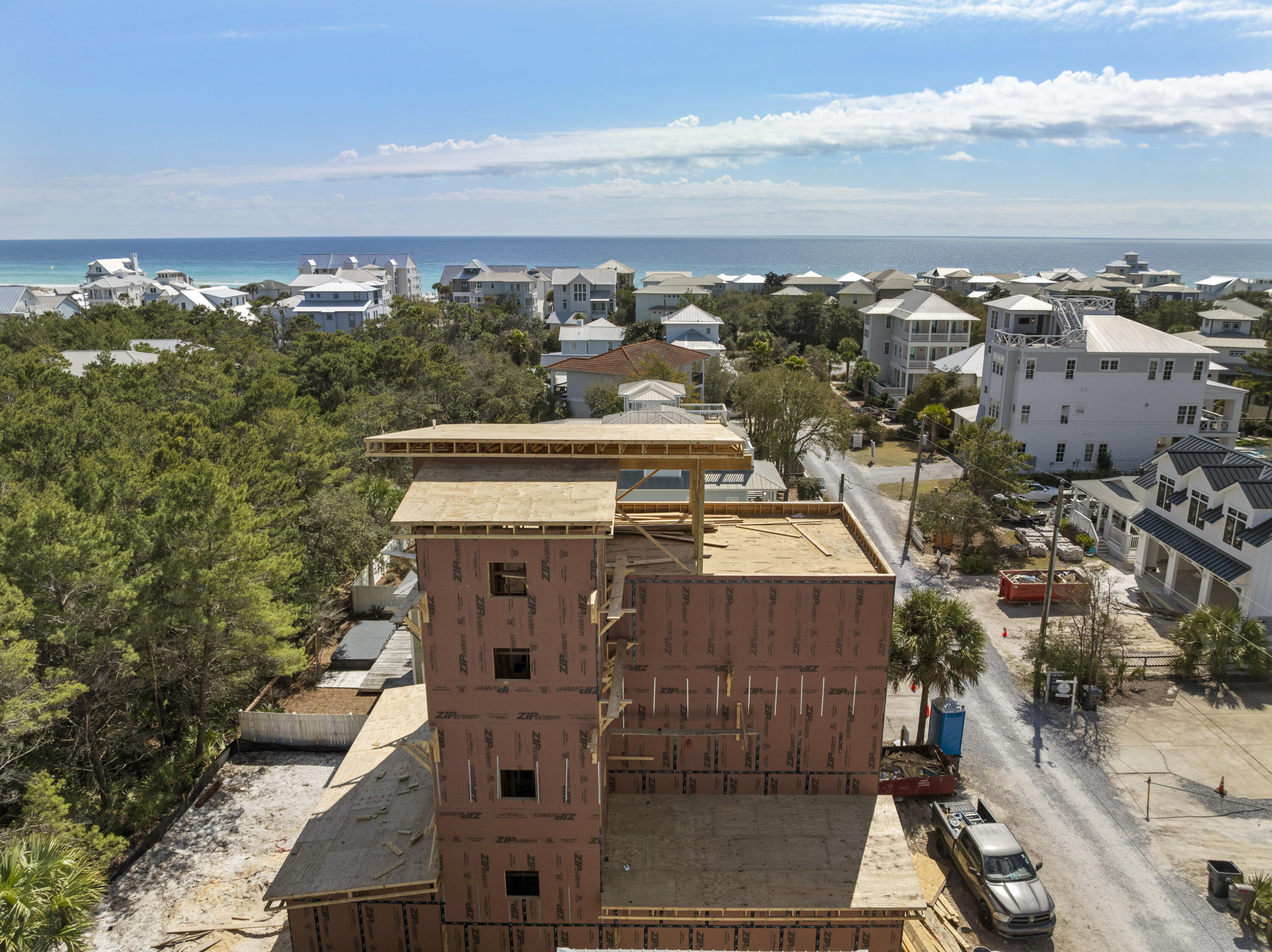 74 Brown Street Santa Rosa Beach, FL 32459 - Photo 28 of 35 a view of a city with an ocean view