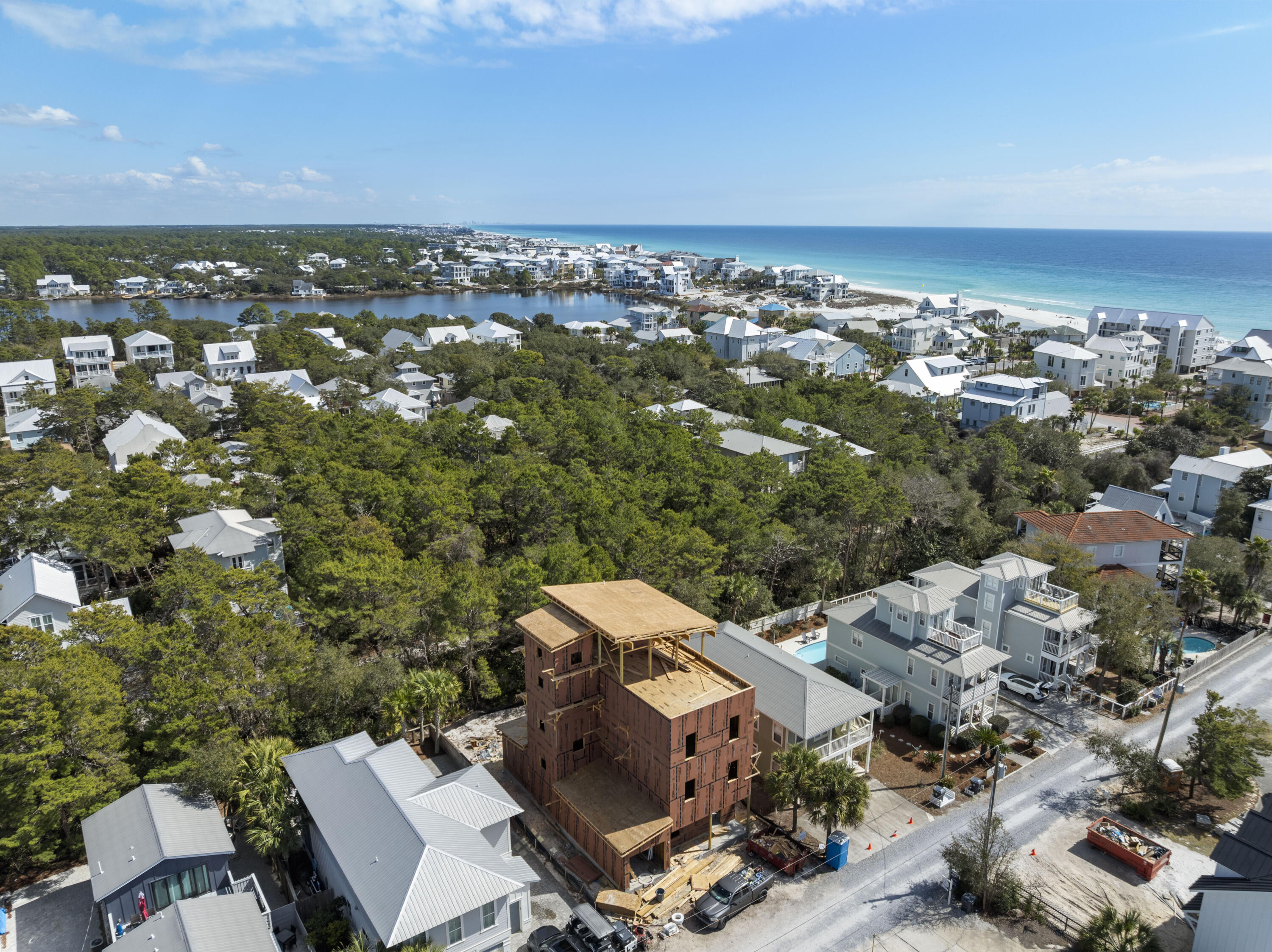 74 Brown Street Santa Rosa Beach, FL 32459 - Photo 8 of 35 an aerial view of a