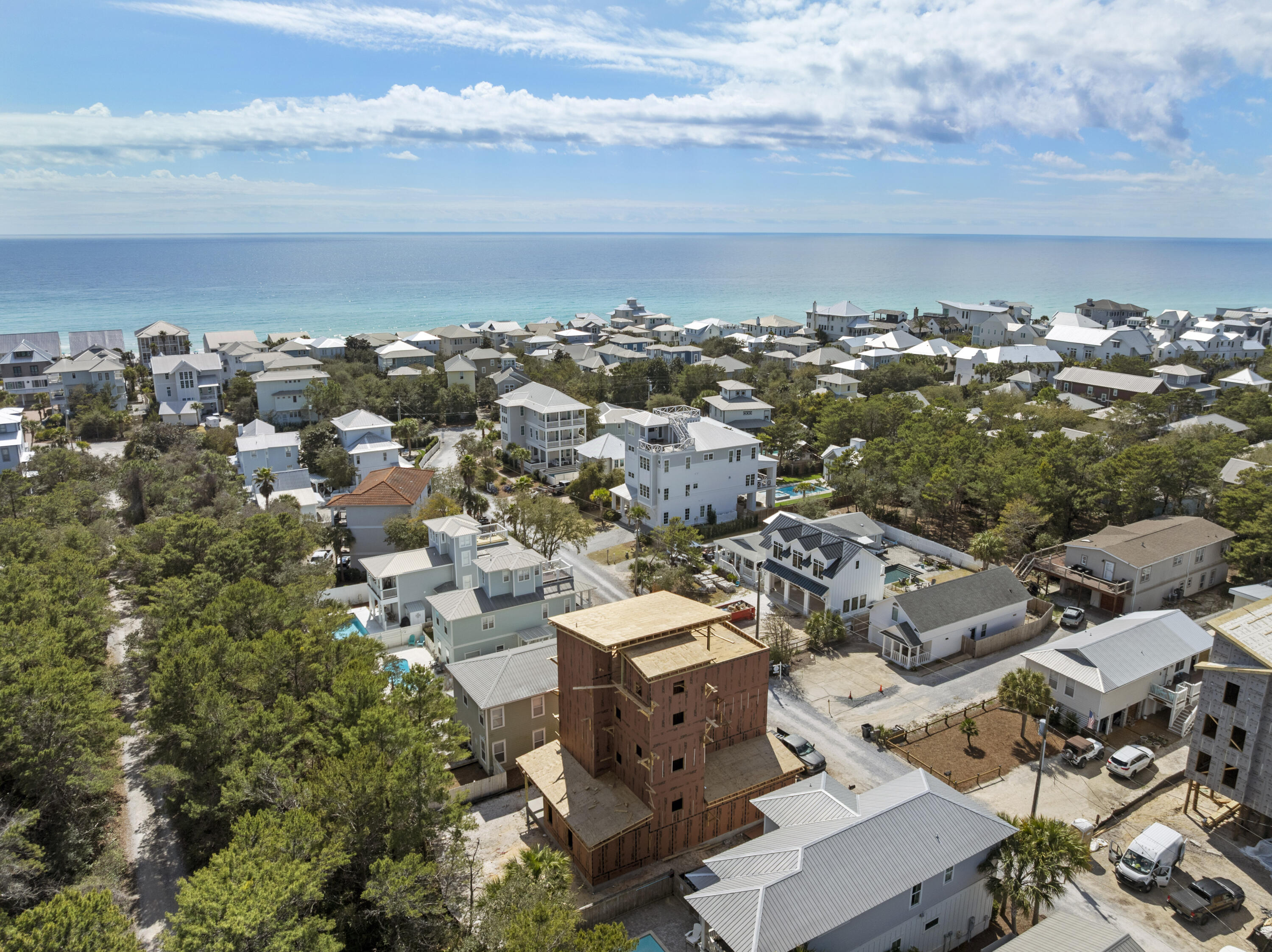 74 Brown Street Santa Rosa Beach, FL 32459 - Photo 10 of 35 an aerial view of multiple house