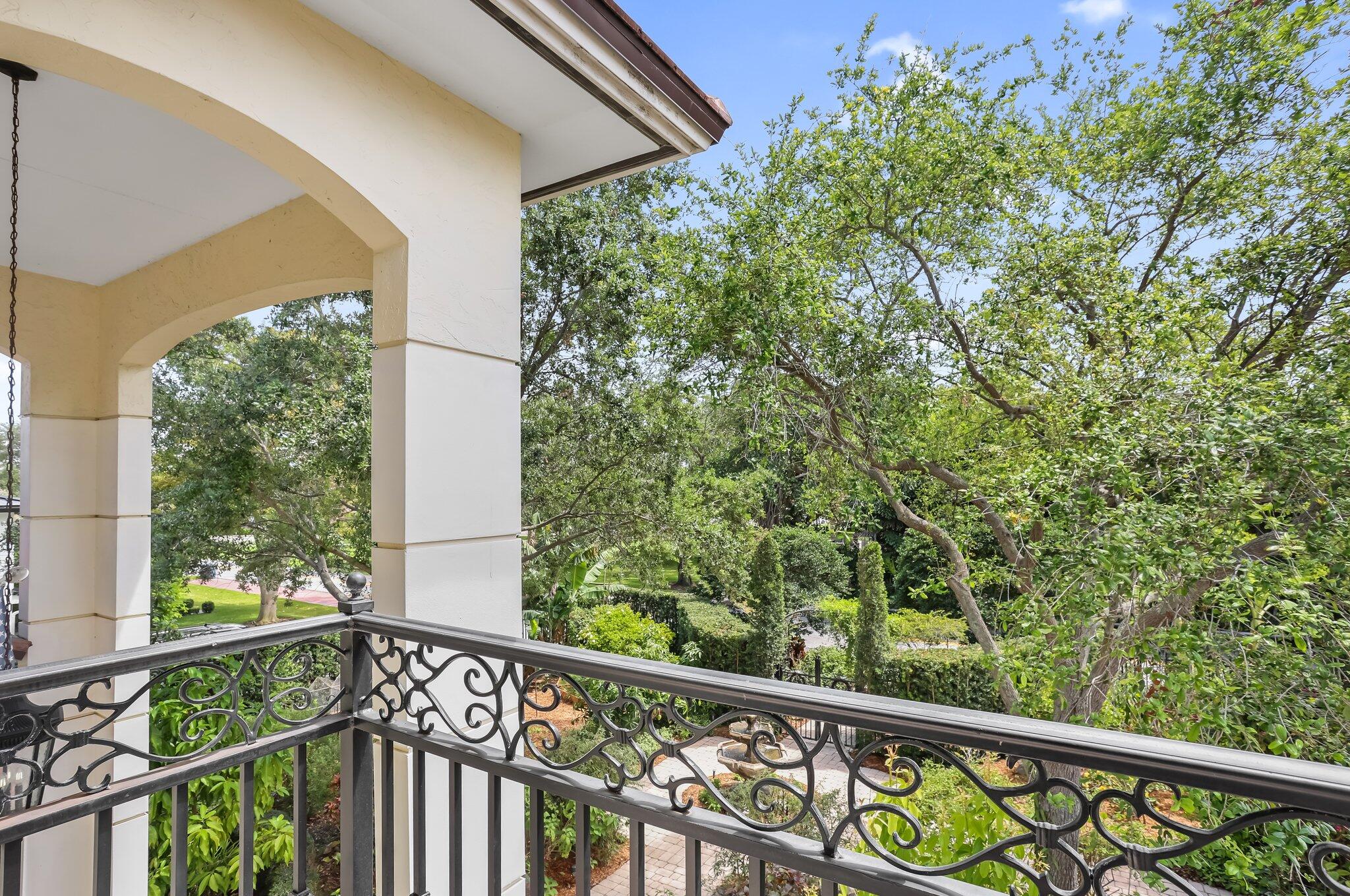 2409 Northeast 12th Street Fort Lauderdale, FL 33304 - Photo 45 of 65 a view of a balcony with wooden floor