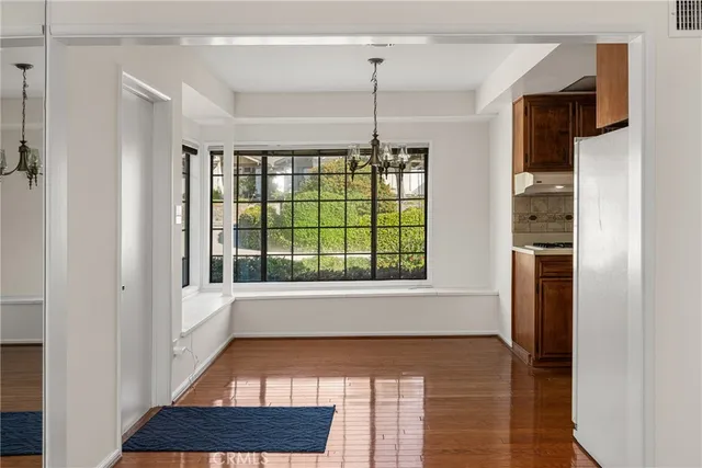 a view of front door