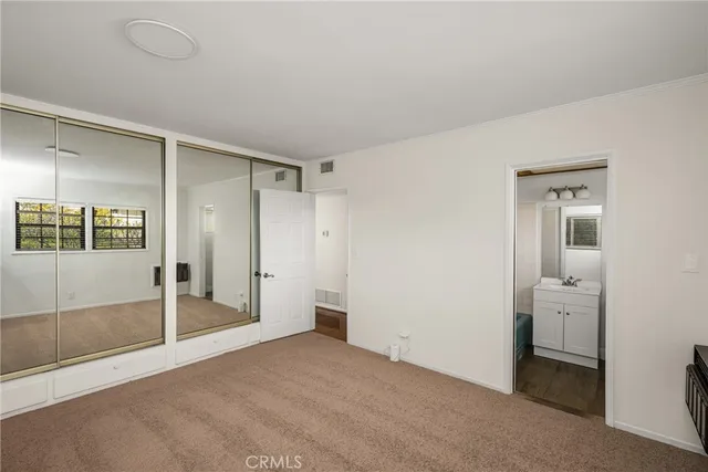 a view of empty room