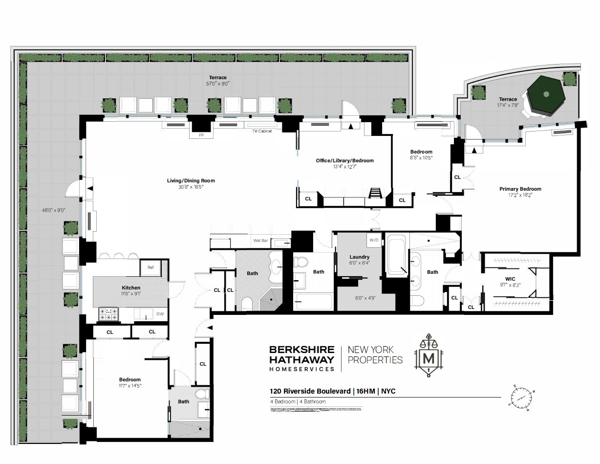 120 Riverside Boulevard, Unit 16M Manhattan, NY 10069 - Photo 19 of 19 Gallery Image 19