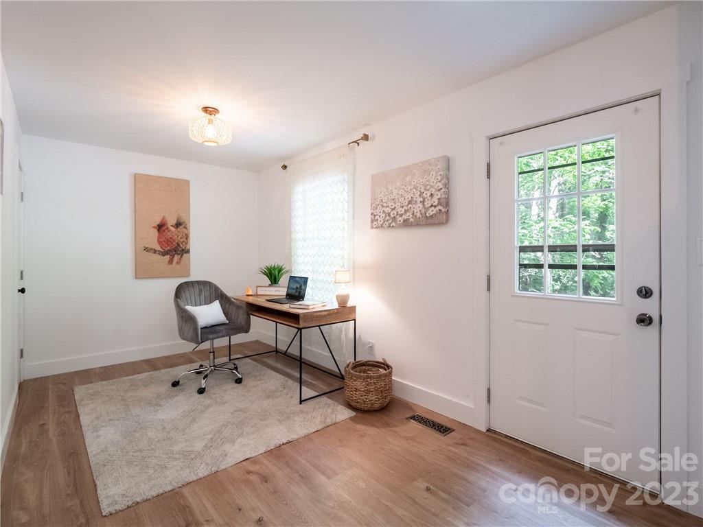 39 Cedar Mountain Road Asheville, NC 28803 - Photo 18 of 35 a workspace with furniture and window