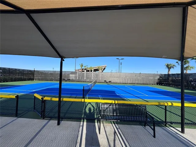 a outdoor view of a building with traffic signal