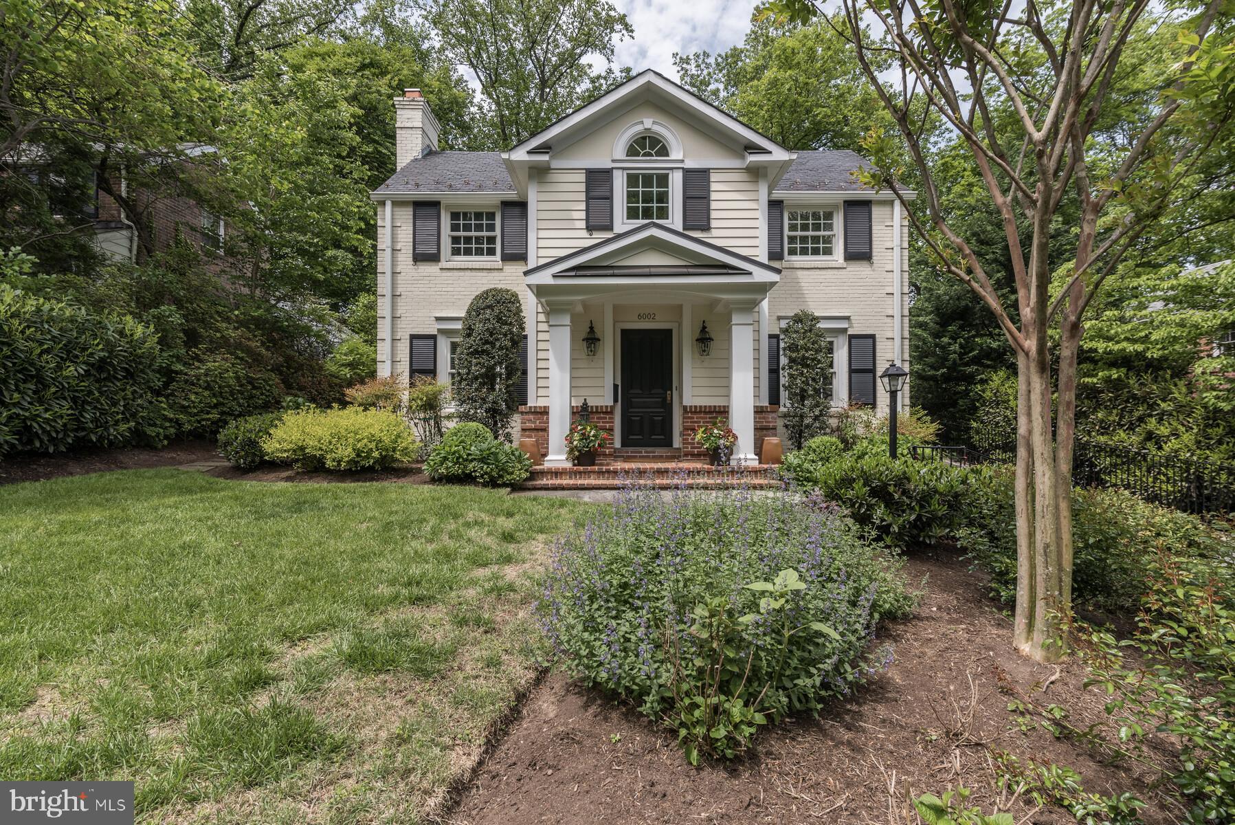 6002 Cobalt Road Bethesda, MD 20816 - Photo 3 of 38 The front portico was created by Case Design.