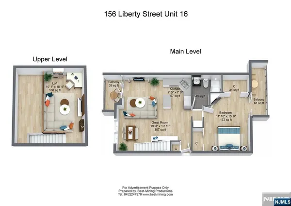$399,000 | 156 Liberty Street, Unit 16, Little Ferry, NJ 07643