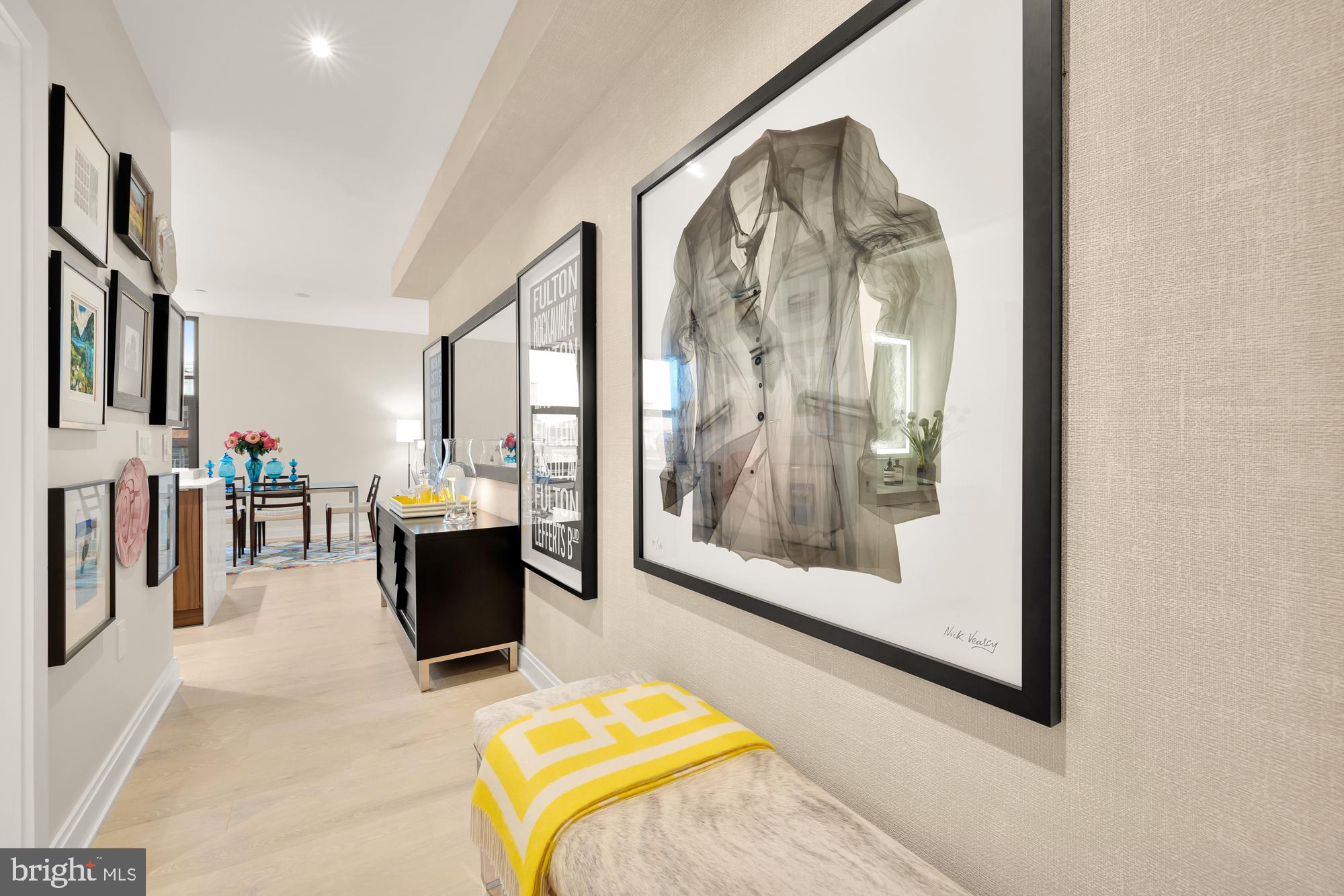 1427 Rhode Island Avenue Northwest, Unit 404 Washington, DC 20005 - Photo 4 of 35 a view of a living room and bathroom