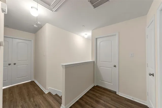 a close view of closet