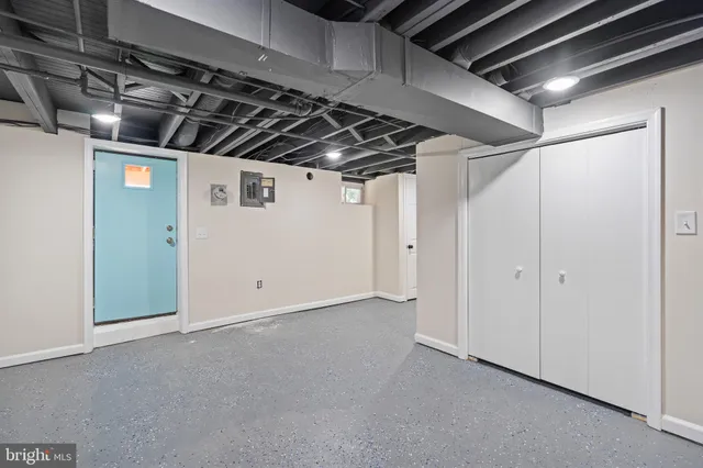 a view of storage and utility room