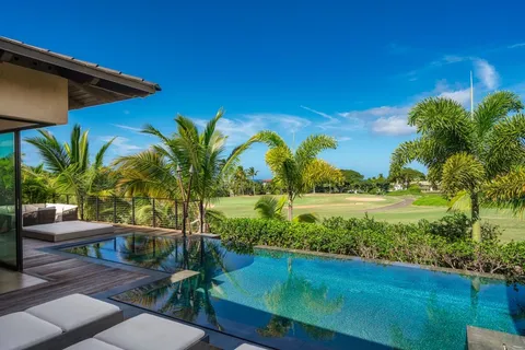 a view of a golf course