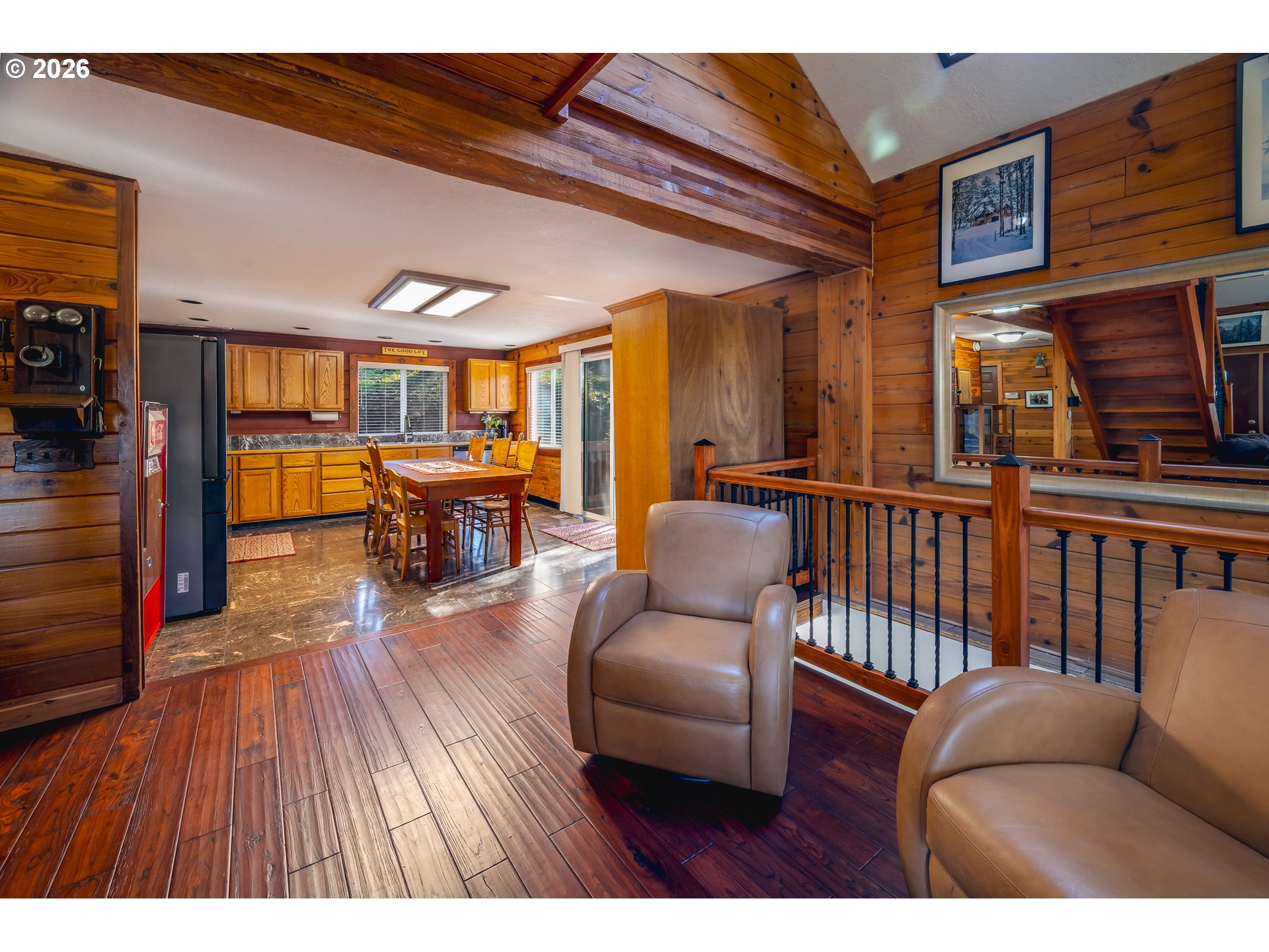 5278 Pearson Road Southeast Turner, OR 97392 - Photo 23 of 48 a living room with furniture and a wooden floor