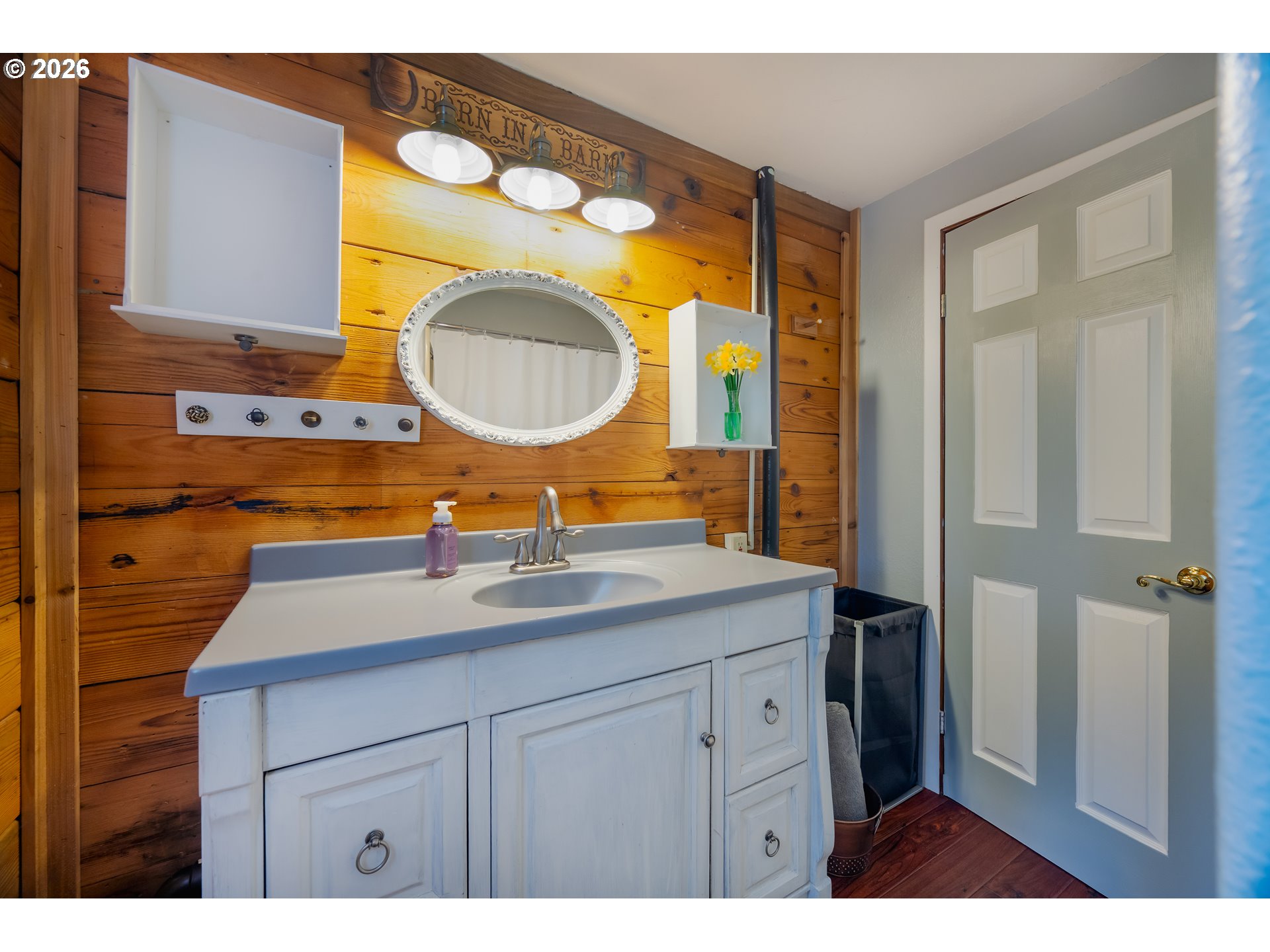 5278 Pearson Road Southeast Turner, OR 97392 - Photo 39 of 48 a bathroom with a sink and a mirror