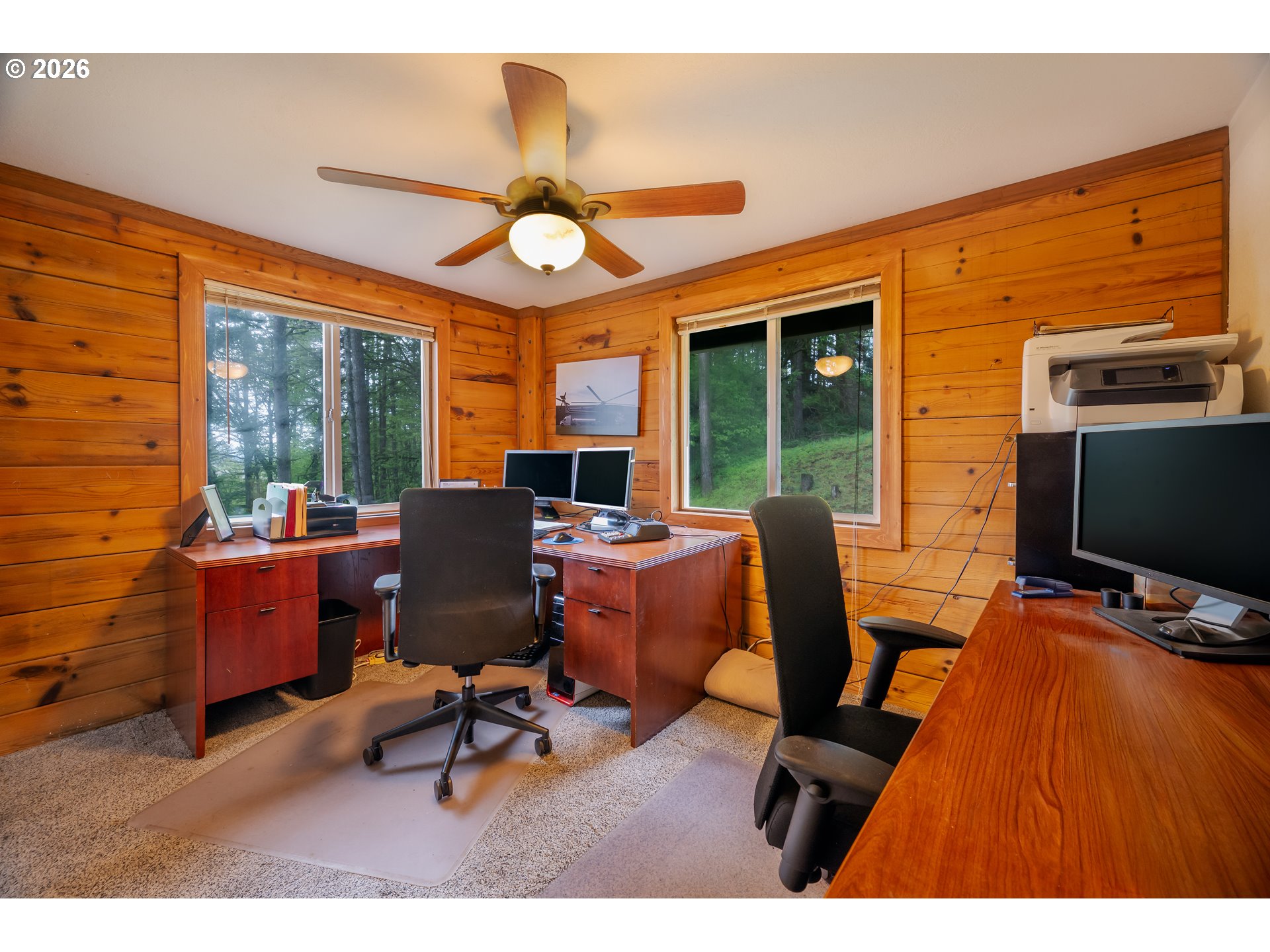 5278 Pearson Road Southeast Turner, OR 97392 - Photo 44 of 48 a view of a workspace with furniture and a window