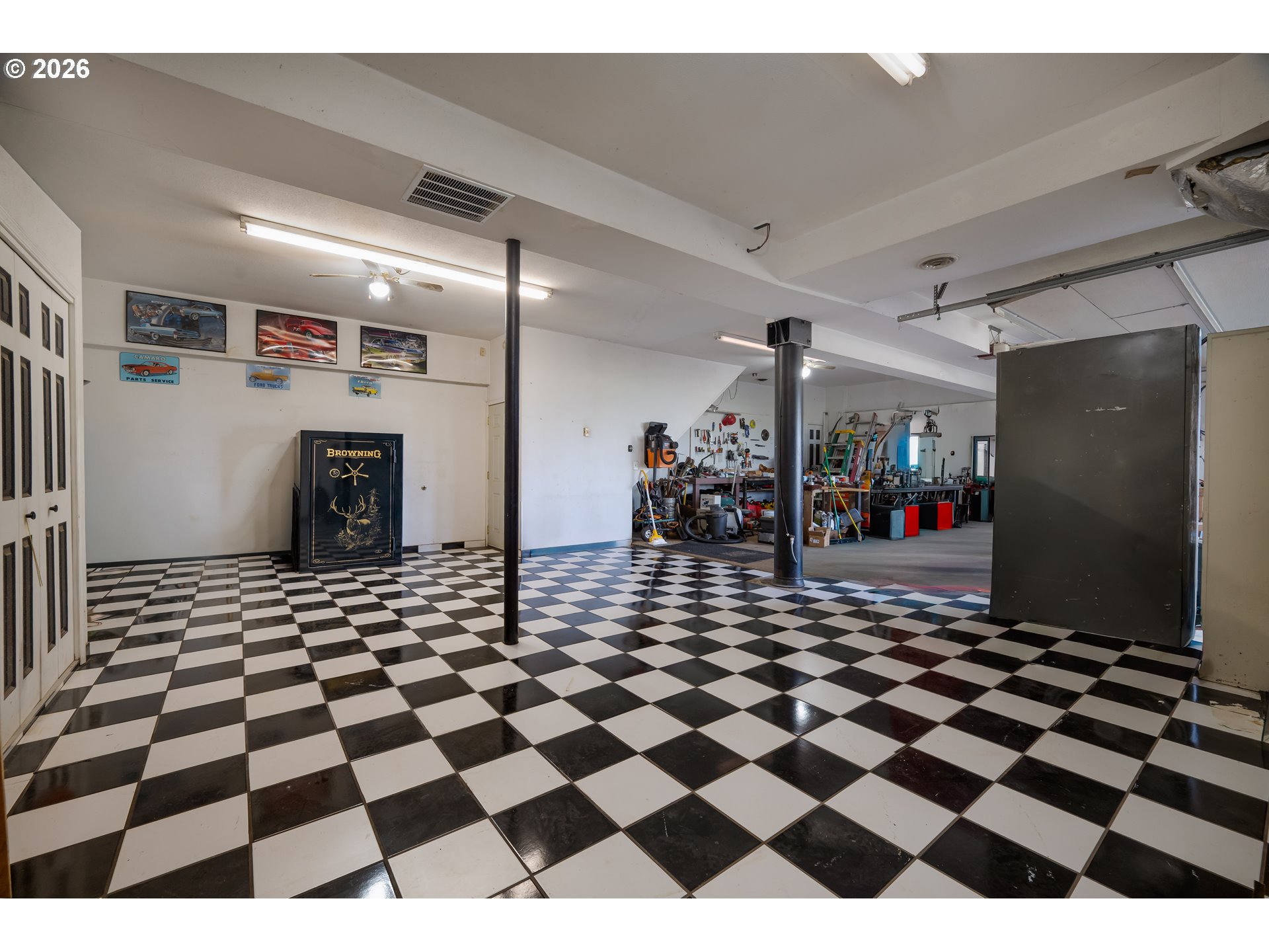 5278 Pearson Road Southeast Turner, OR 97392 - Photo 46 of 48 a black and white checkered floor