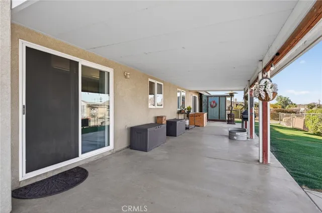 a view of living room with furniture and a yard