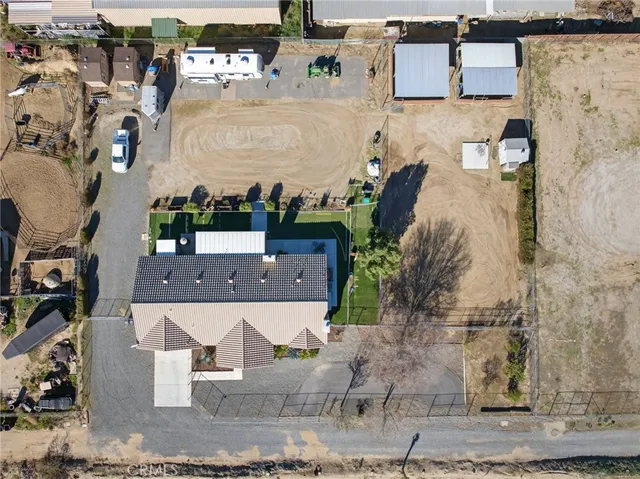 an aerial view of a city with lake view