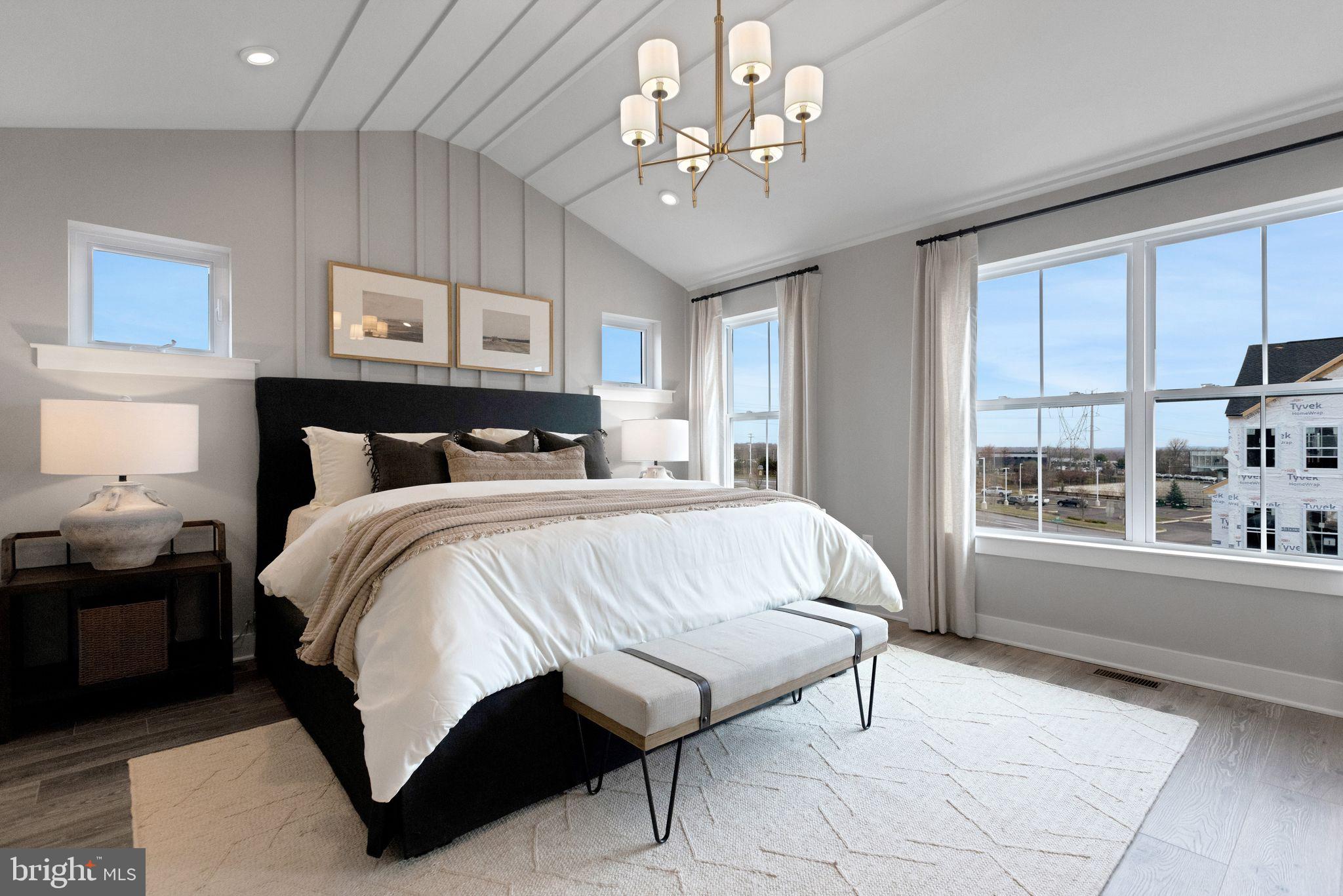 1 Jameson Way, Unit BASE Chalfont, PA 18914 - Photo 20 of 25 Primary Bedroom with Volume Ceiling