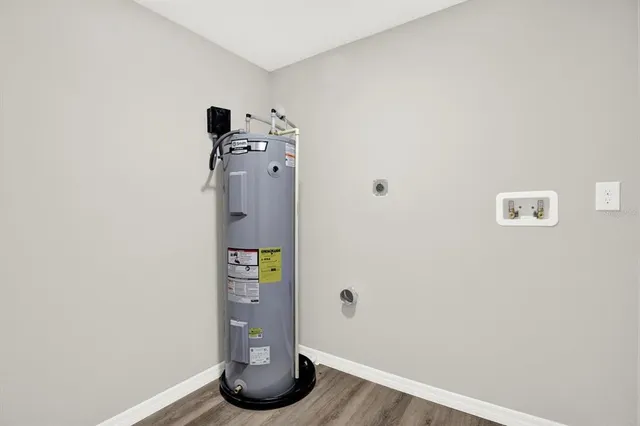 a view of water heater room