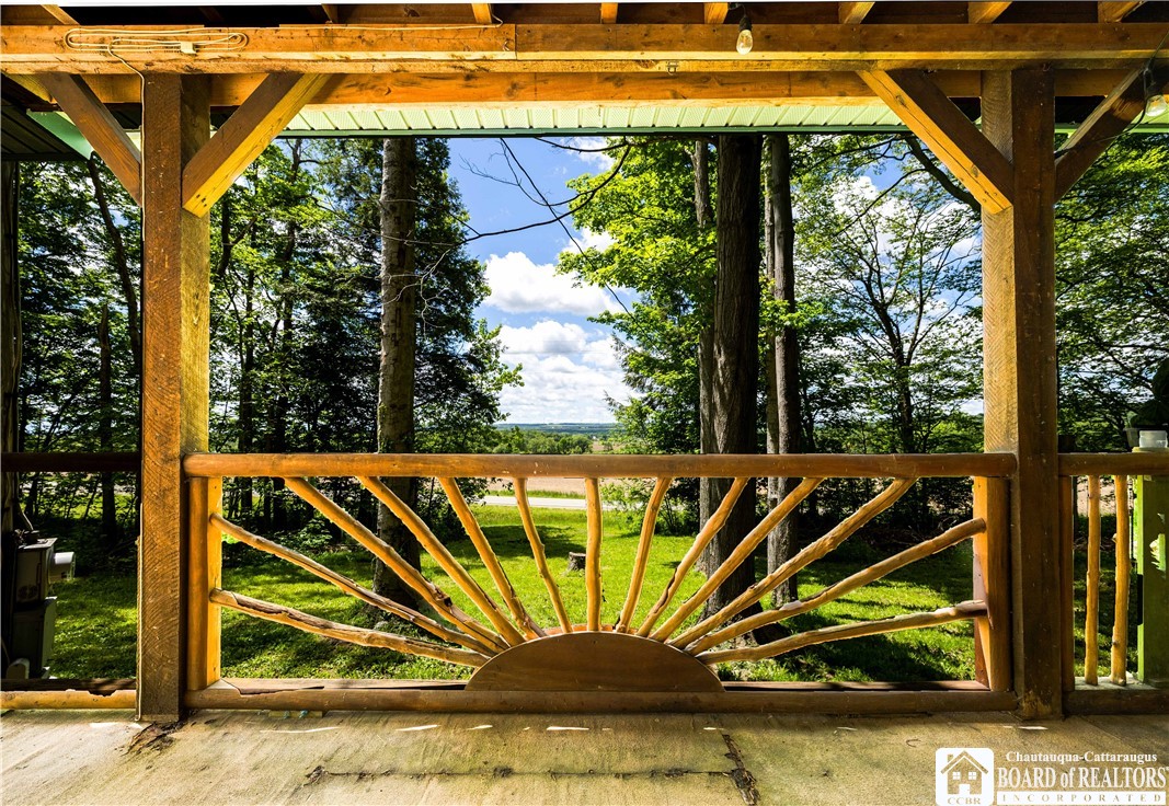 8961 Flucker Hill Road Villenova, NY 14138 - Photo 7 of 26 View from porch