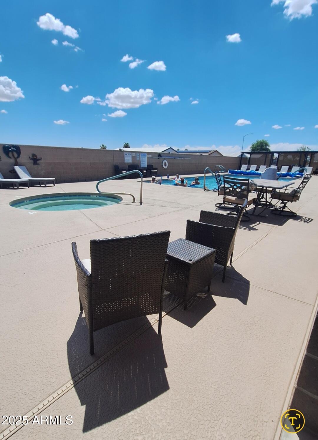9351 East 28th Street East, Unit 212 Yuma, AZ 85365 - Photo 49 of 54 a terrace with outdoor seating and city view