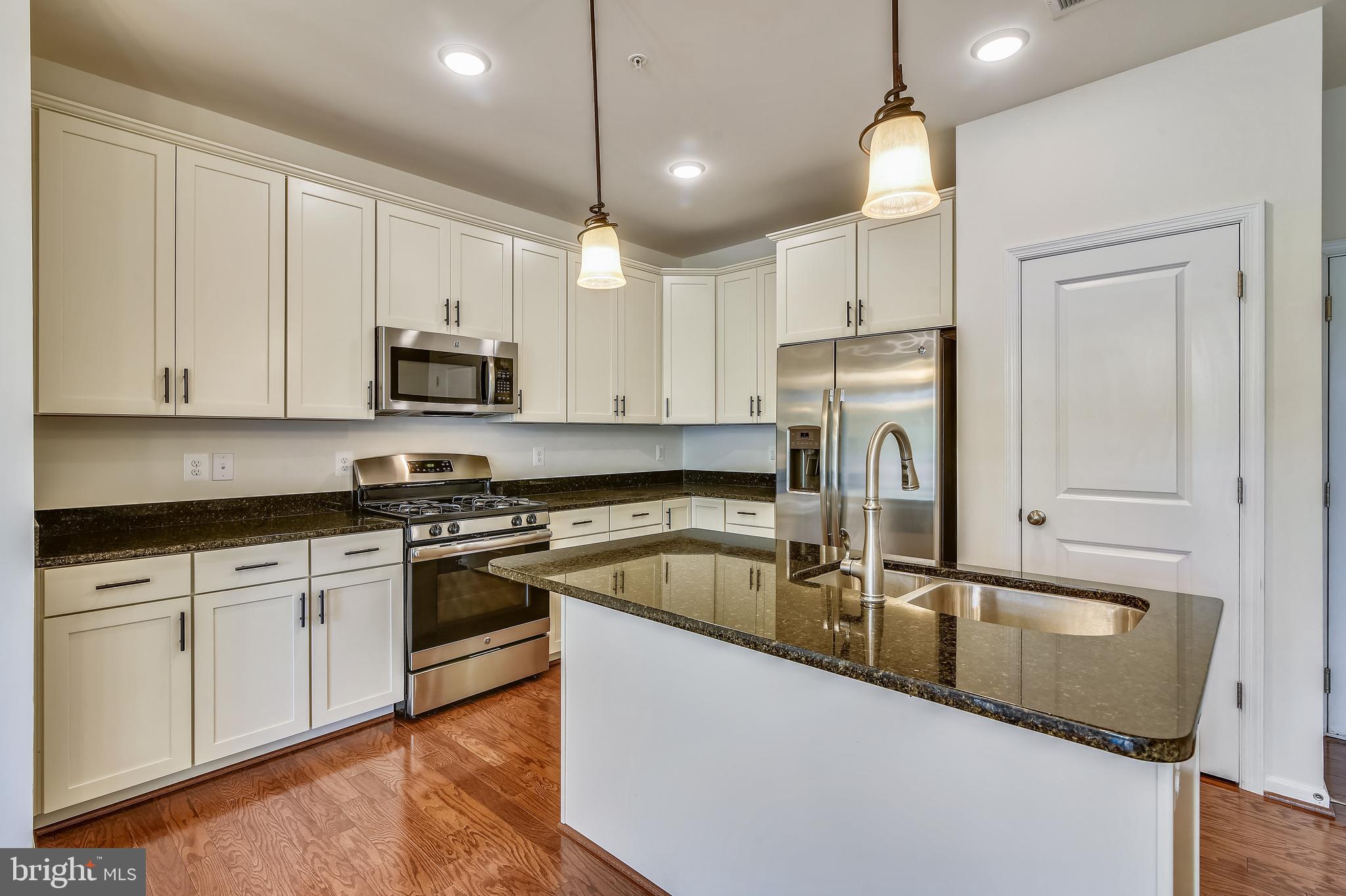 1508 Ribbon Limestone Terrace Southeast Leesburg, VA 20175 - Photo 25 of 79 a kitchen with stainless steel appliances granite countertop a sink a stove and a refrigerator