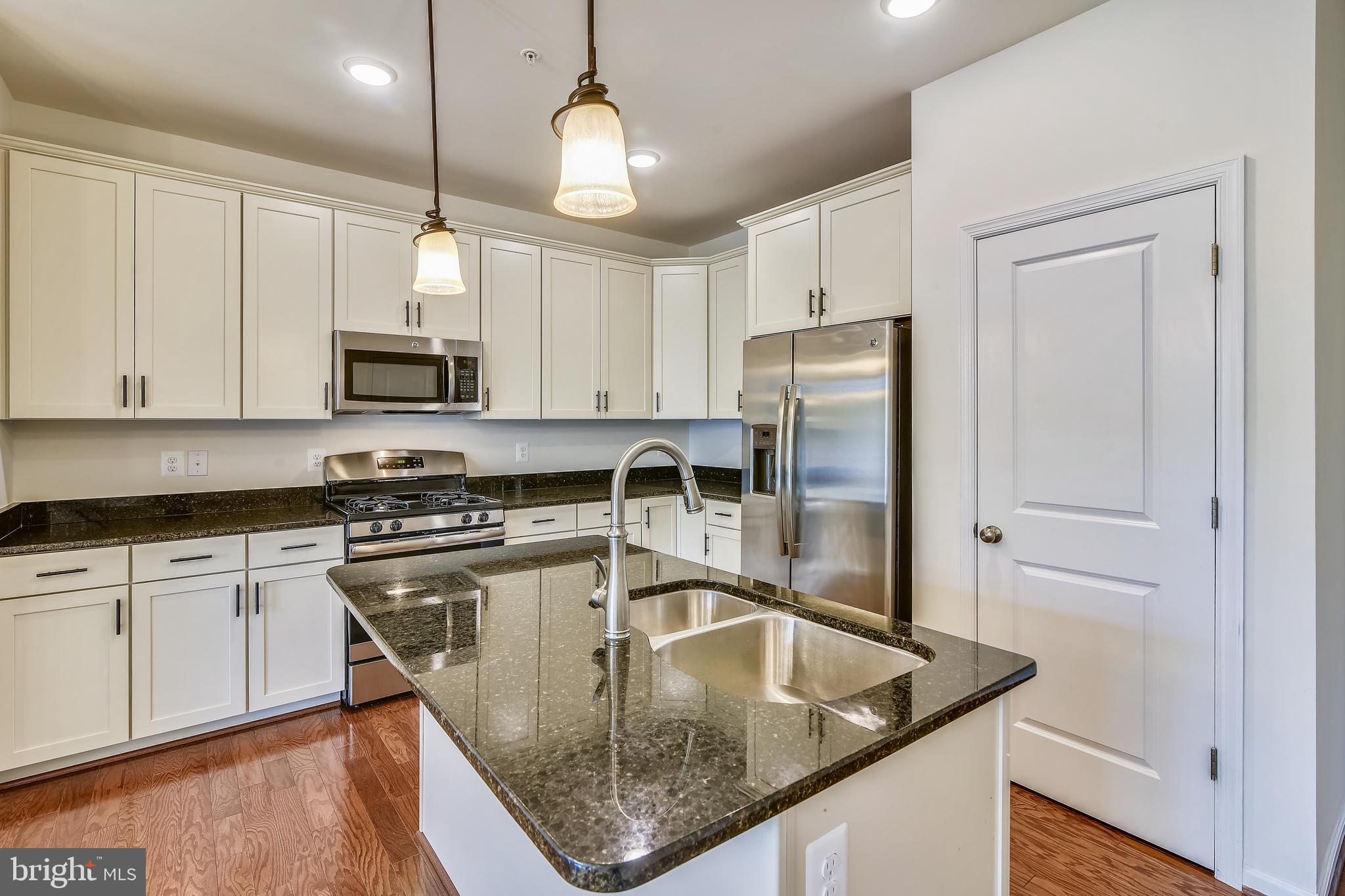 1508 Ribbon Limestone Terrace Southeast Leesburg, VA 20175 - Photo 26 of 79 a kitchen with stainless steel appliances granite countertop a sink a stove and a refrigerator