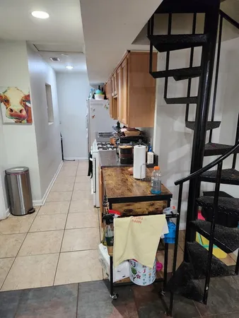 a room with storage and utility