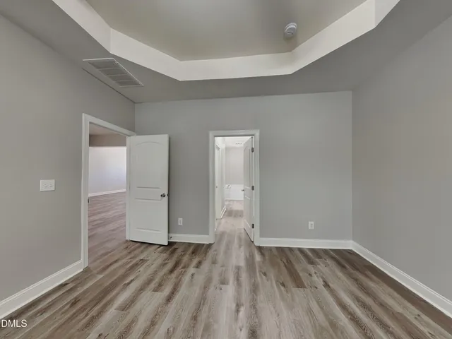 wooden floor and empty room