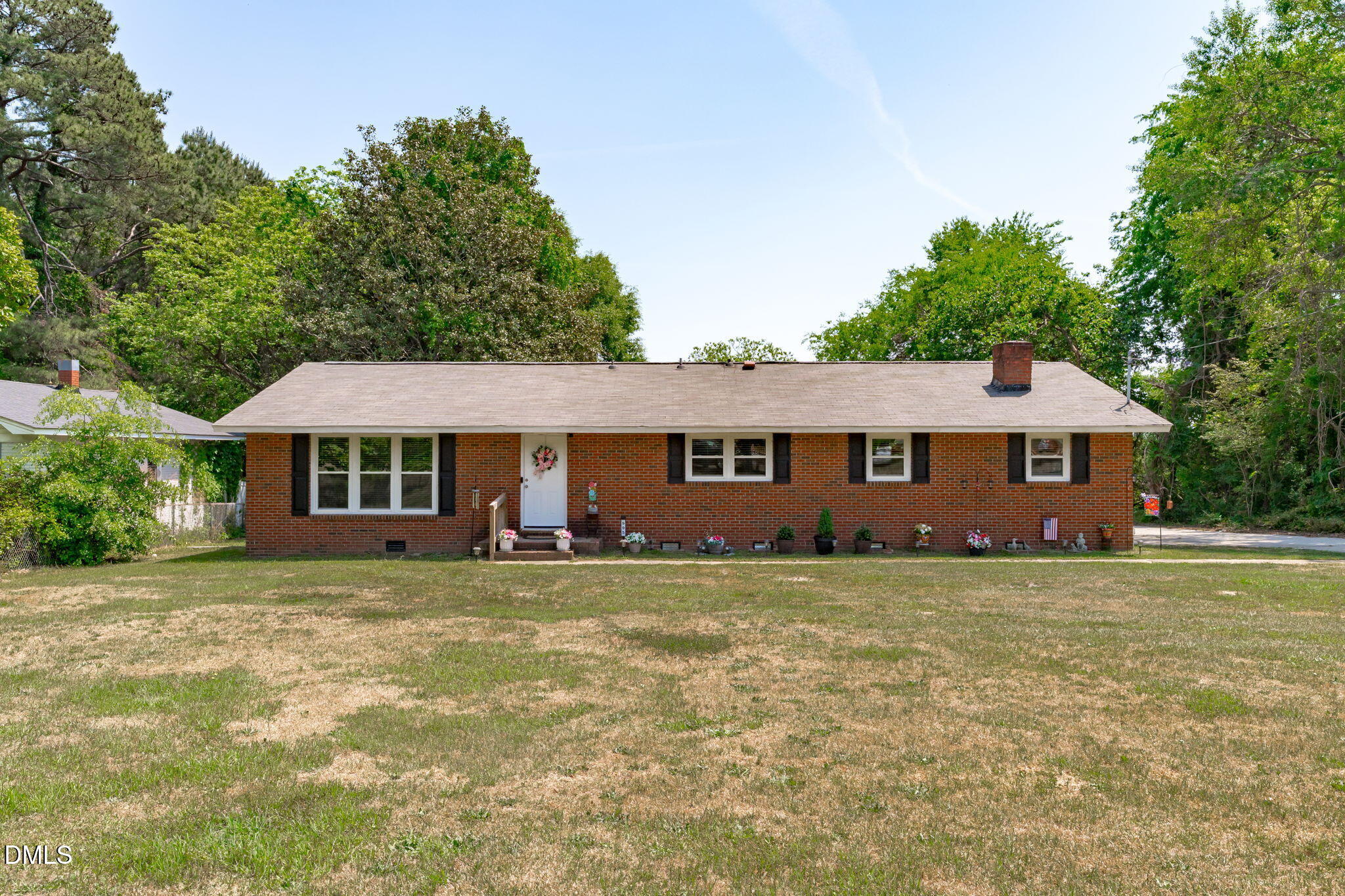 995 Shawtown Road Lillington, NC 27546 - Photo 1 of 27 Front of home. 995 Shawtown Rd. Brick ranch on .95 acre lot.