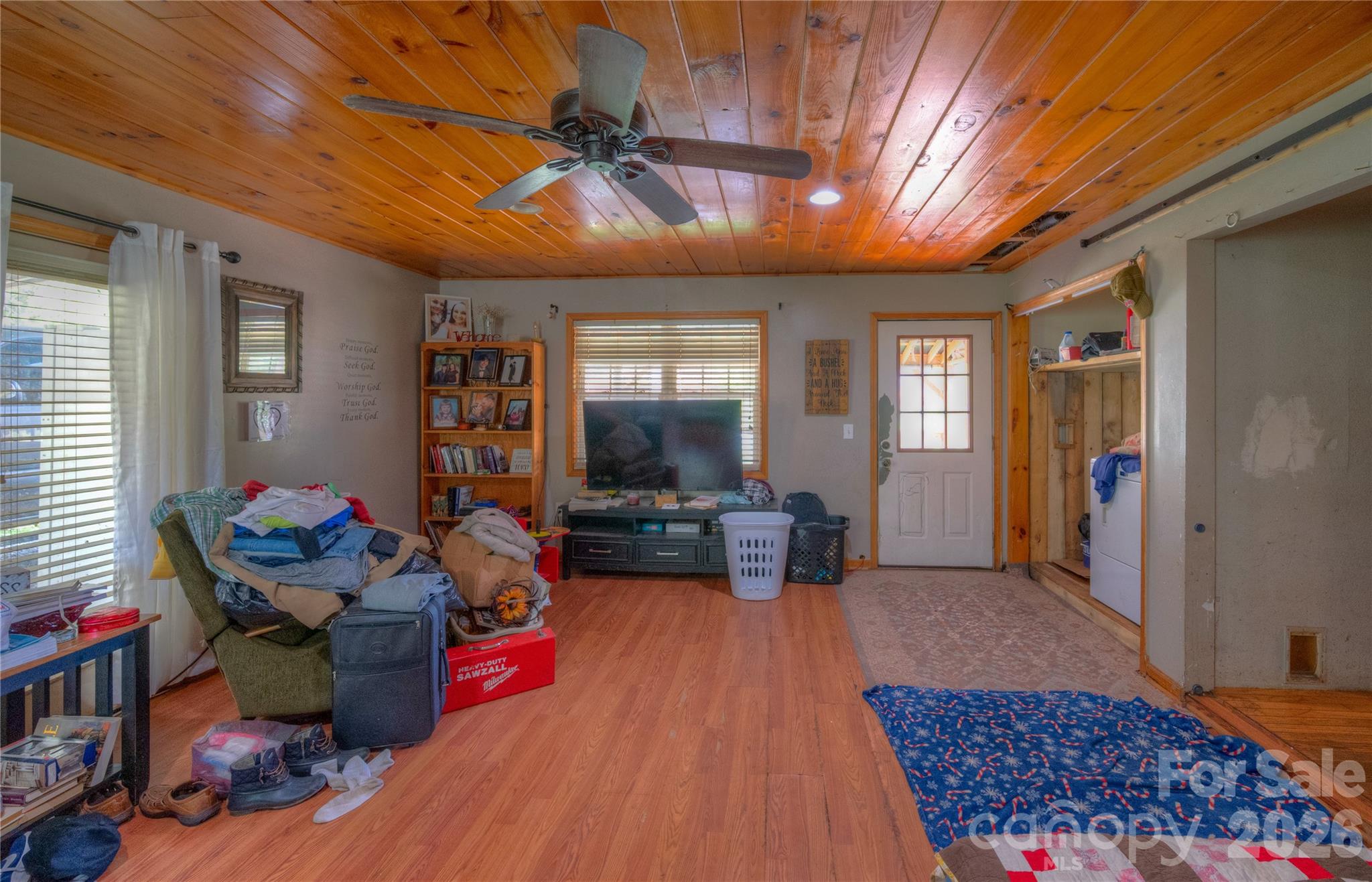 2927 Caney Creek Road Murphy, NC 28906 - Photo 19 of 22 a living room with furniture and a flat screen tv