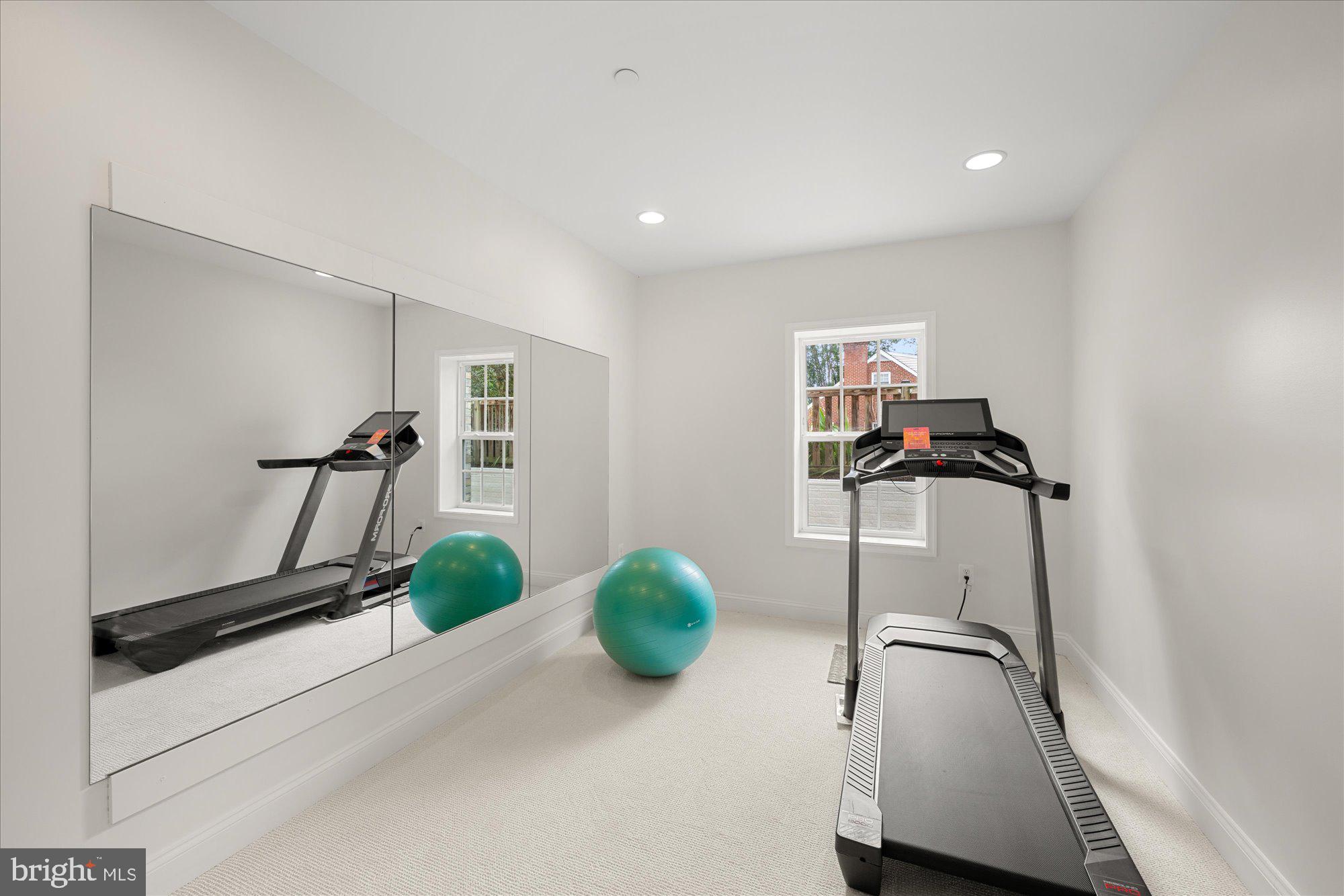8808 Walnut Hill Road Chevy Chase, MD 20815 - Photo 45 of 60 a view of a room with gym equipment