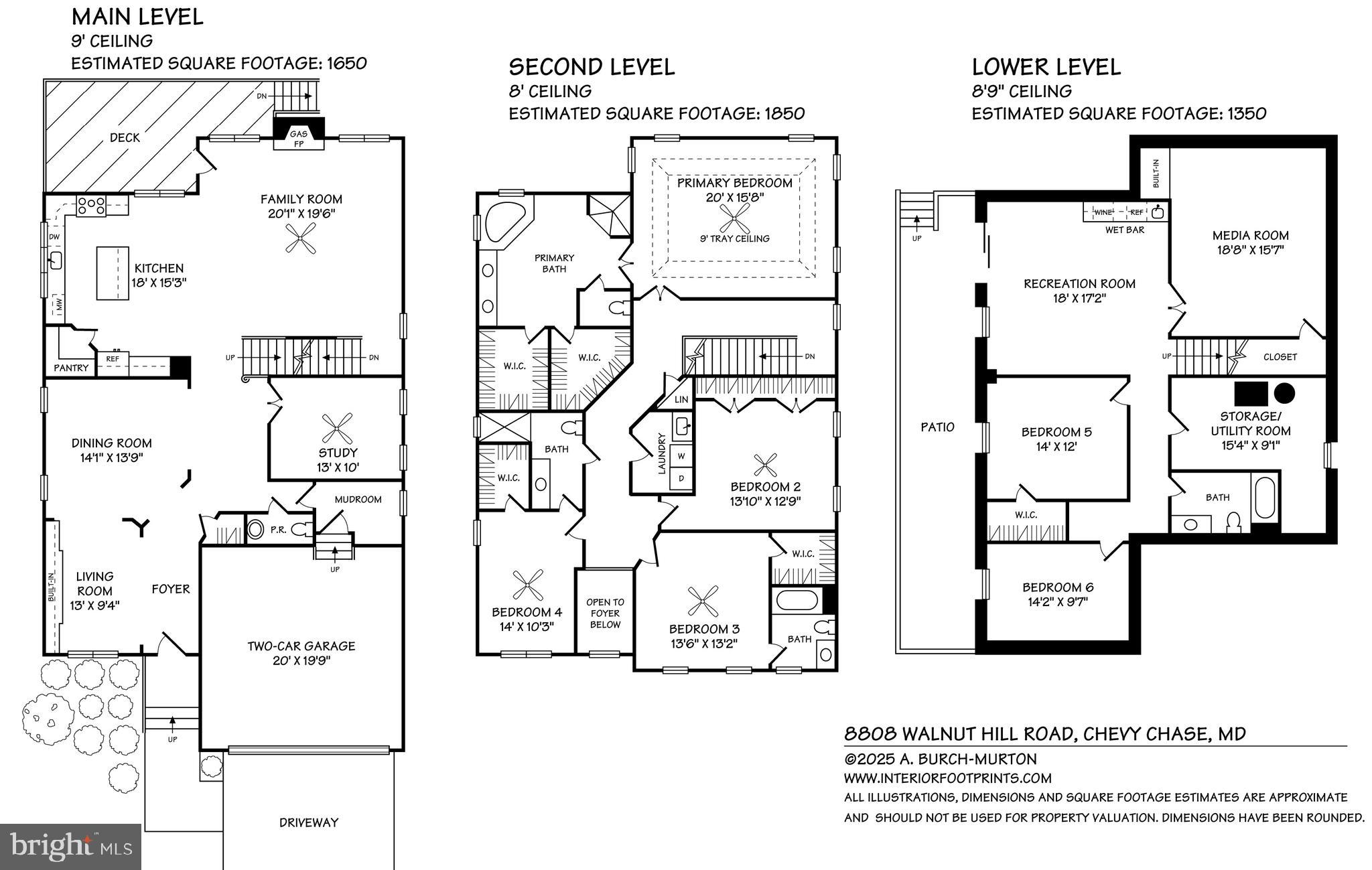 8808 Walnut Hill Road Chevy Chase, MD 20815 - Photo 59 of 60 a black and white photo of a picture