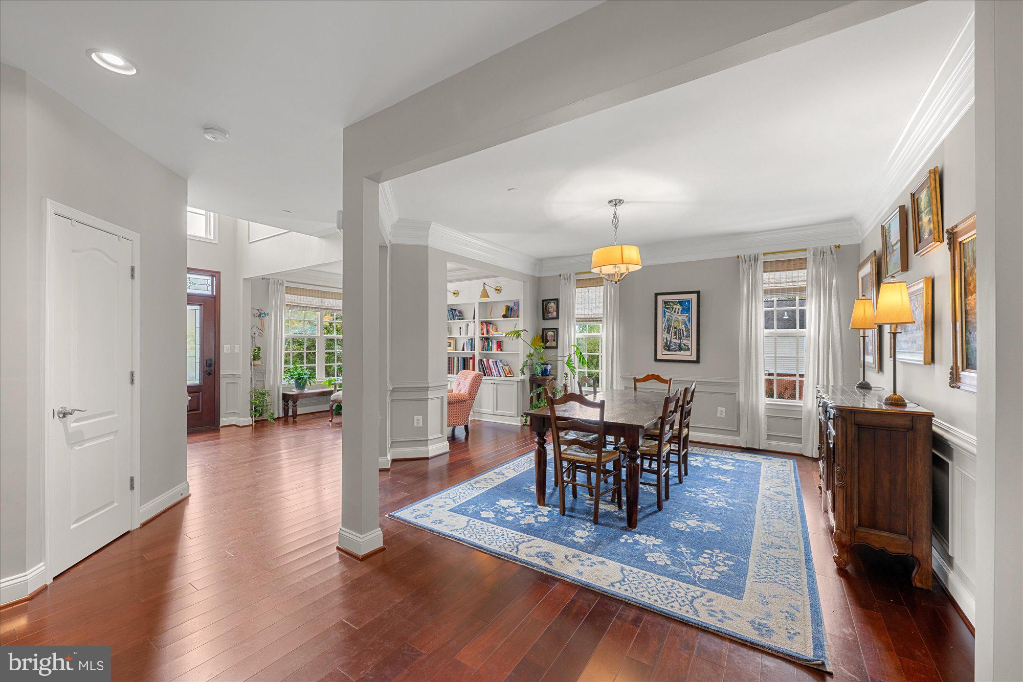 8808 Walnut Hill Road Chevy Chase, MD 20815 - Photo 6 of 60 a view of a dining room with furniture and wooden floor