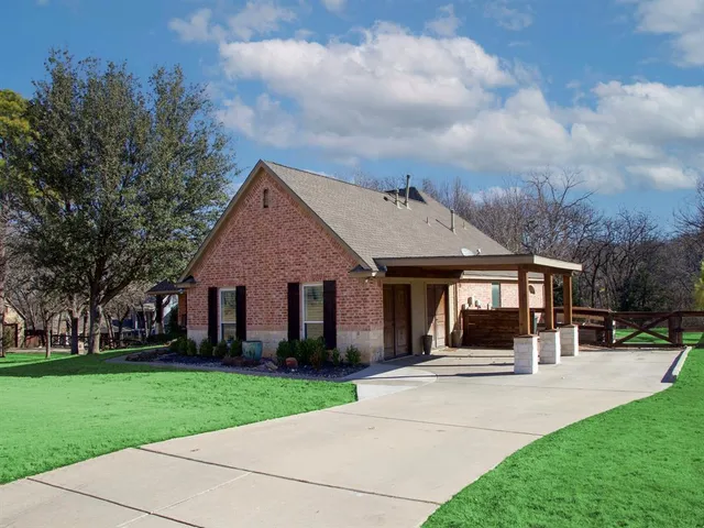 front view of house with a yard