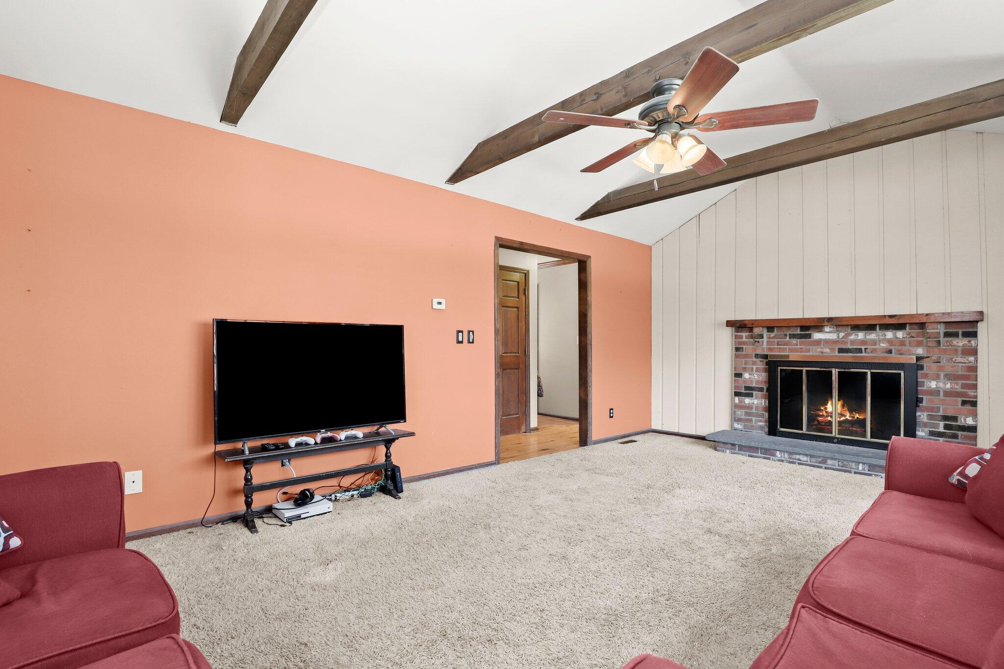 7 Allen Way Bethel, CT 06801 - Photo 16 of 31 a living room with furniture and a flat screen tv