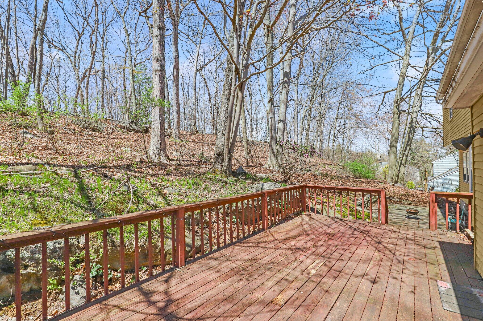 7 Allen Way Bethel, CT 06801 - Photo 27 of 31 a view of a wooden bridge