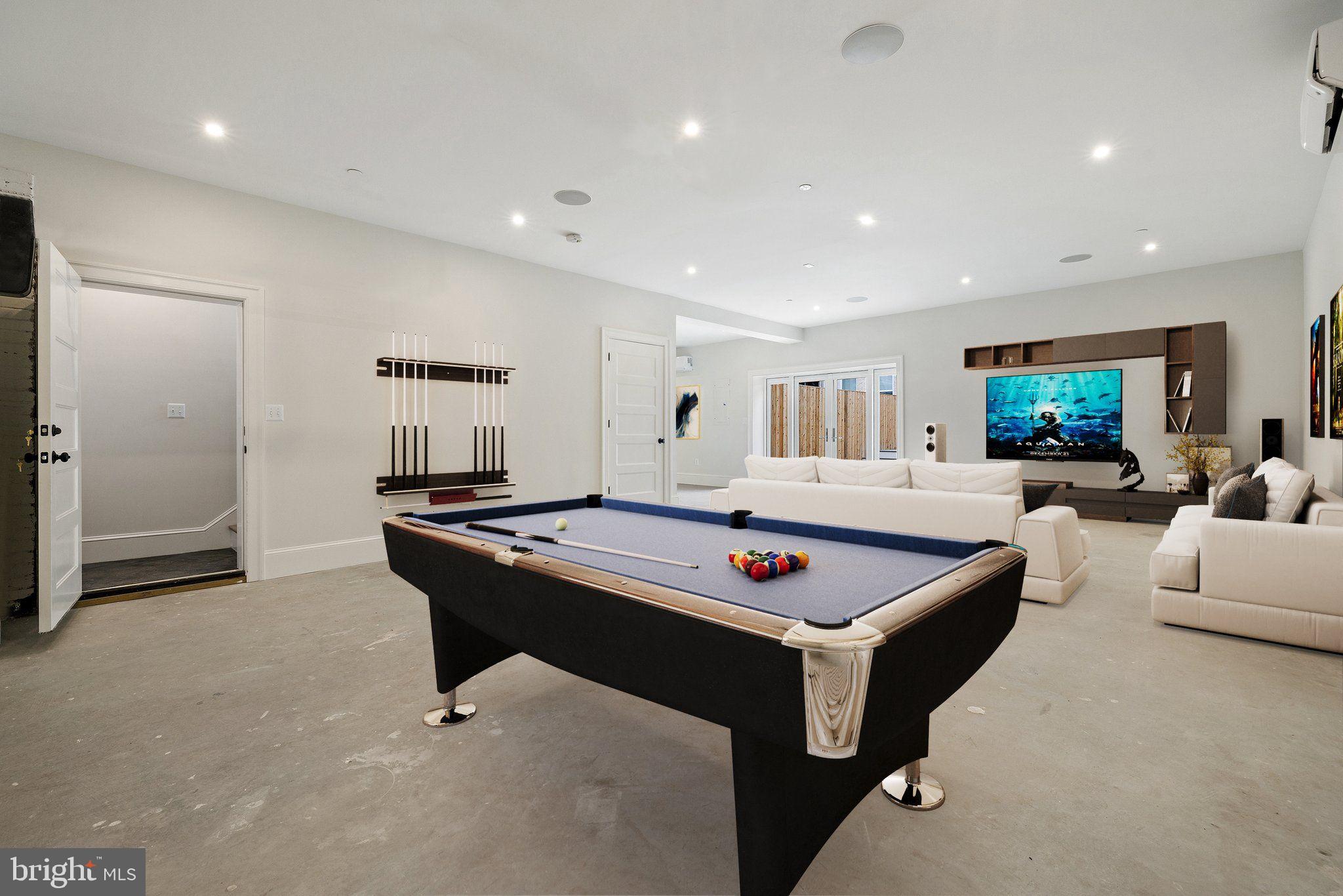 243 10th Street Northeast Washington, DC 20002 - Photo 66 of 73 a room with furniture pool table and flat screen tv