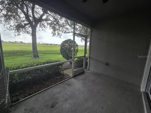 a view of outdoor space and balcony