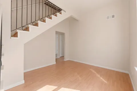 a view of an entryway with staircase