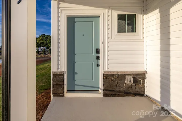a view of front door of a house