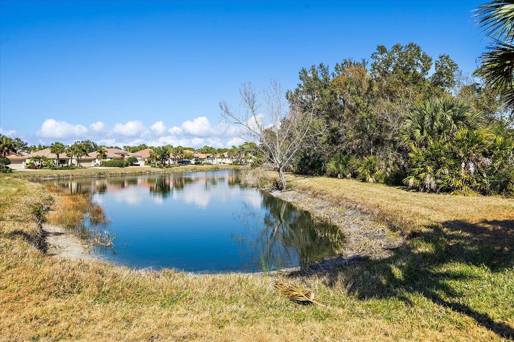 659 Rivendell Boulevard Osprey, FL 34229 - Photo 43 of 45 a view of a lake with houses in the back