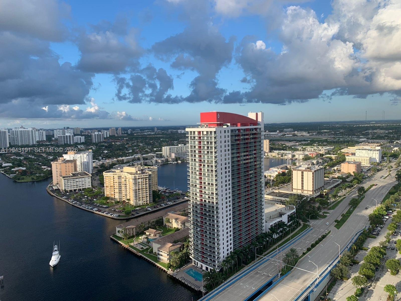 4010 South Ocean Drive, Unit R3004 Hollywood, FL 33019 - Photo 1 of 11 a city view from a balcony