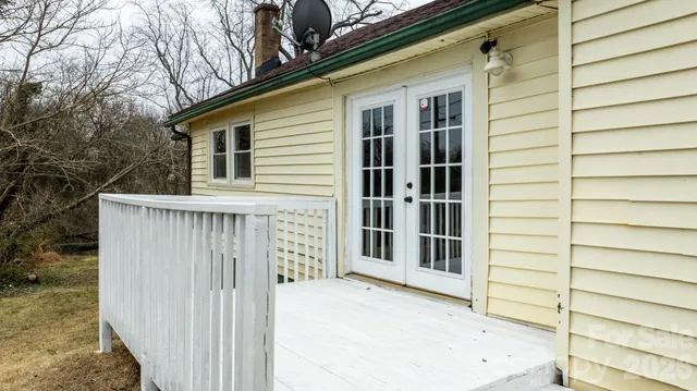 a view of front door