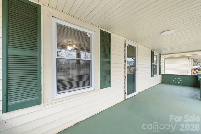 a view of front door