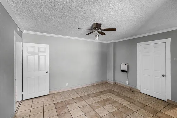 a view of room with hardwood