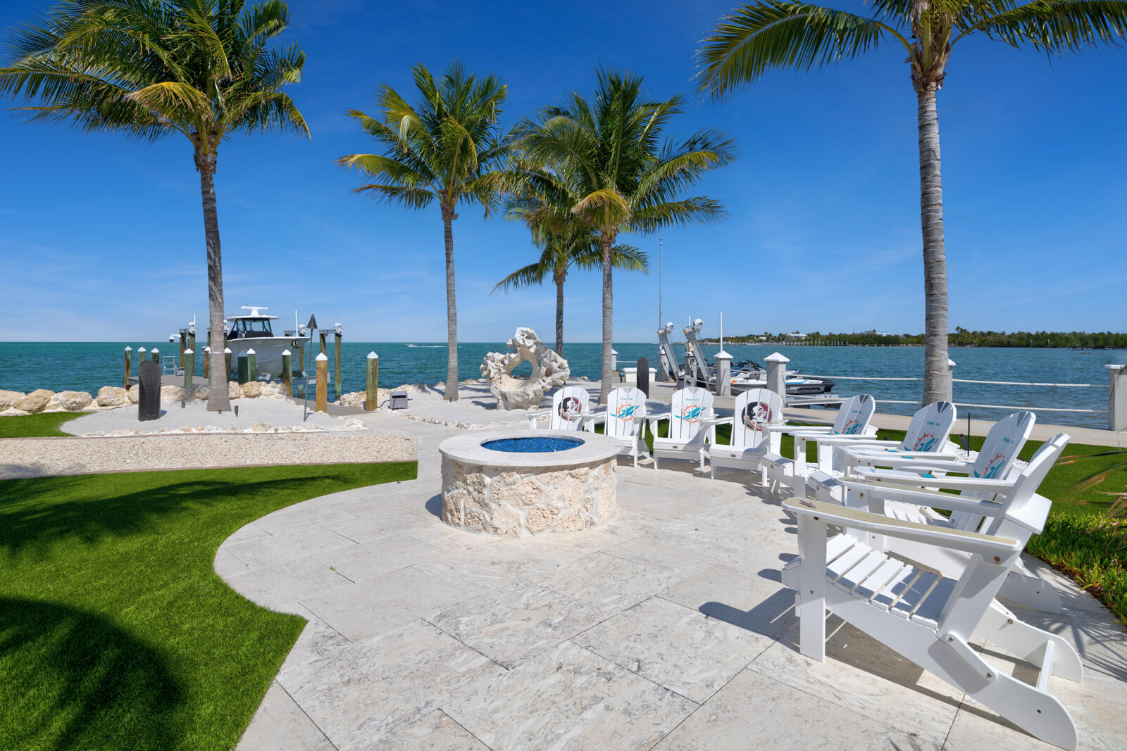 57223 Morton Street Marathon, FL 33050 - Photo 122 of 159 Fire pit on the Gulf