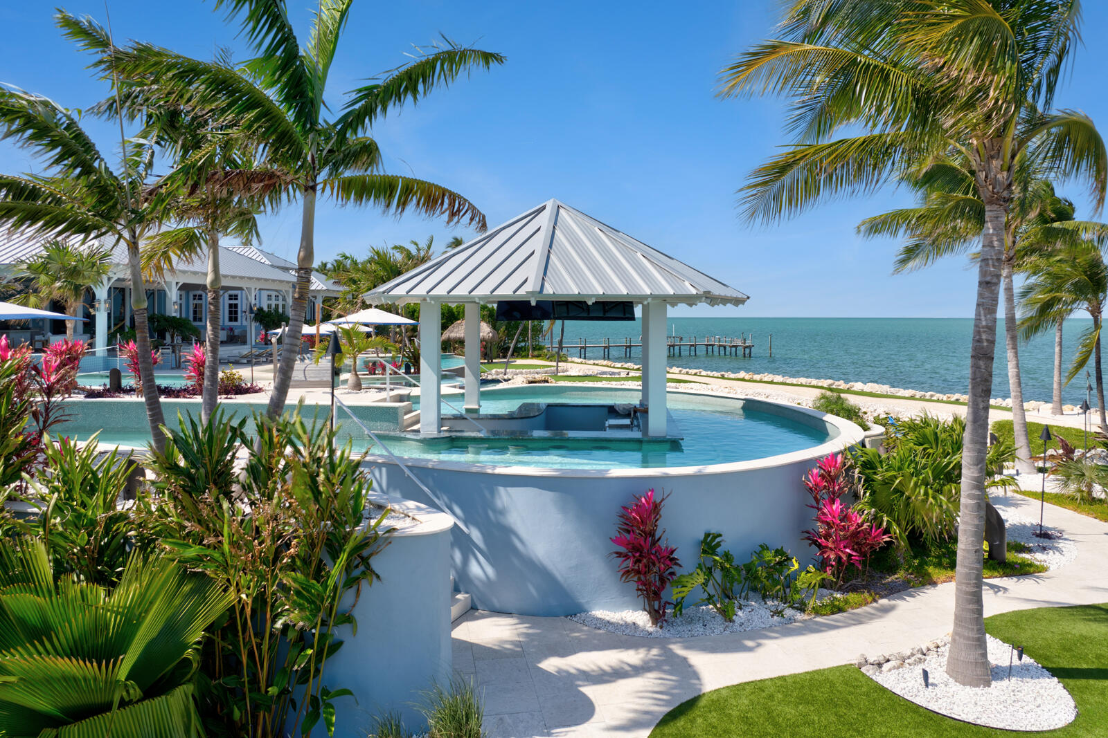 57223 Morton Street Marathon, FL 33050 - Photo 14 of 159 a view of a swimming pool with a patio